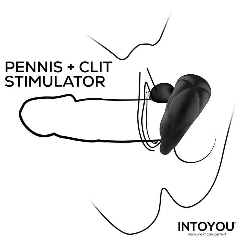 INTOYOU - TORUS ANILLO VIBRADOR CON BOLA CLITORIANA CON CONTROL REMOTO - Imagen 2