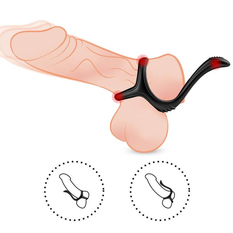 URBAN SKY - ANILLO PARA EL PENE CON ESTIMULACION PERIANAL - Imagen 2