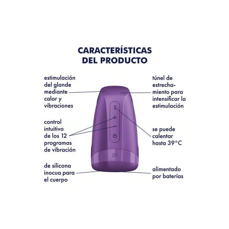 SATISFYER - MEN HEAT VIBRATION - Imagen 2