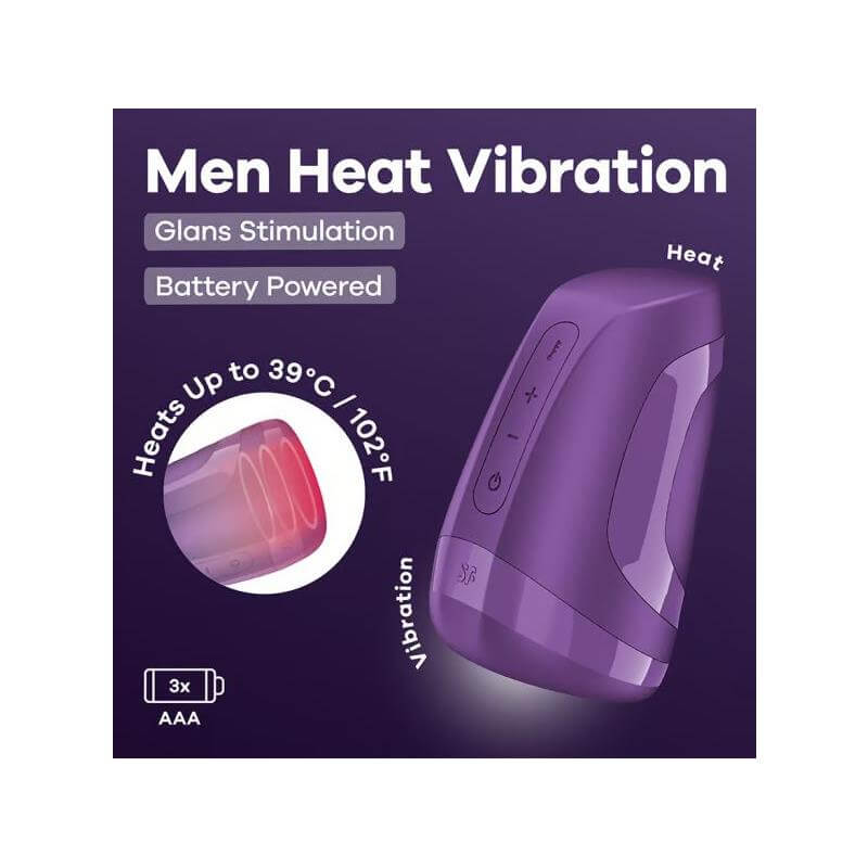 SATISFYER - MEN HEAT VIBRATION