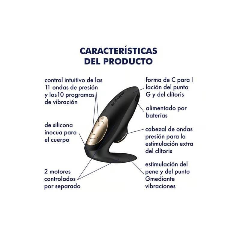 SATISFYER - PRO 4 COUPLES BETTERY SERIES - Imagen 2