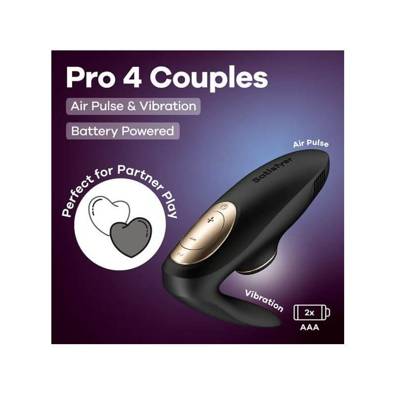 SATISFYER - PRO 4 COUPLES BETTERY SERIES