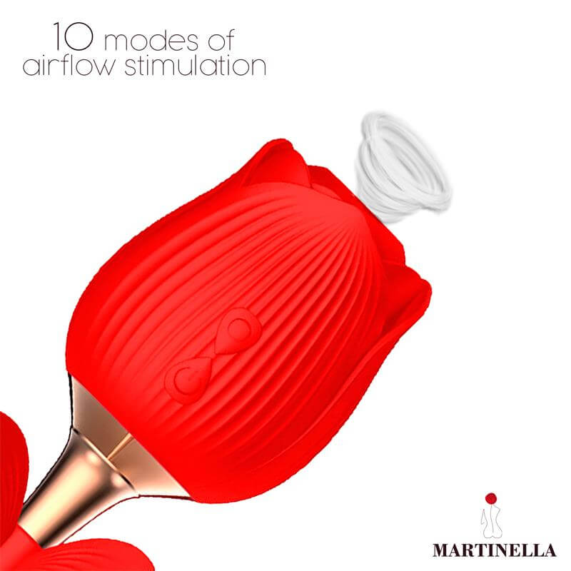 MARTINELLA - ROSA CON SUCCION Y MARIPOSA CON VIBRACION - Imagen 3