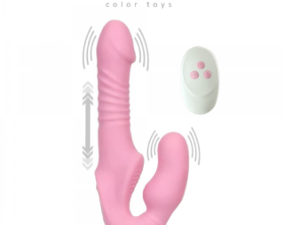 arnes-strap-on-girly-vibracion-sube-y-baja-con-mando