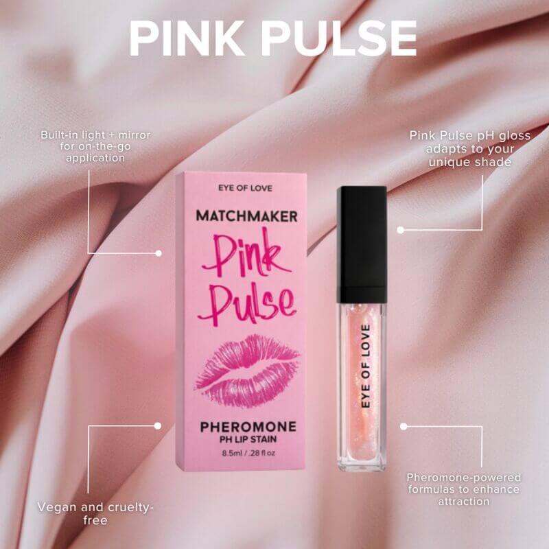 EYE OF LOVE - MATCHMAKER PINK PULSE TINTE LABIAL PH CON FEROMONAS - Imagen 5