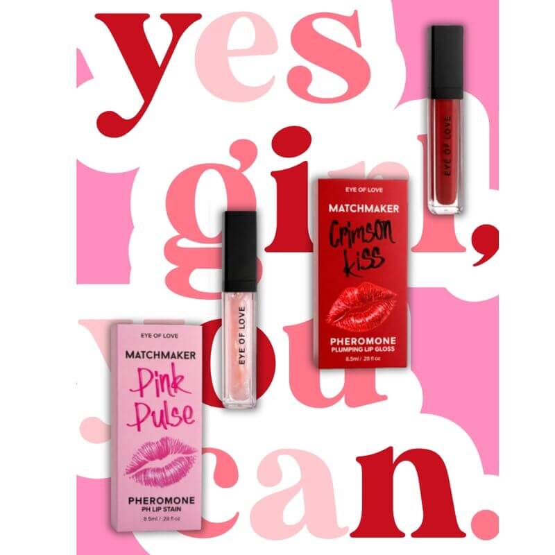 EYE OF LOVE - MATCHMAKER PINK PULSE TINTE LABIAL PH CON FEROMONAS - Imagen 3